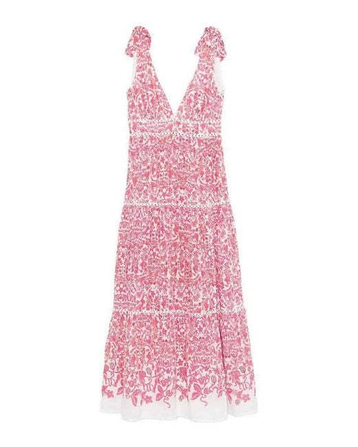 Poupette Pink Long Dress 'Perla'