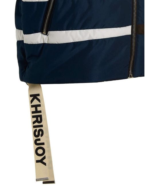 Khrisjoy Blue 'cactus' Oversize Vest for men