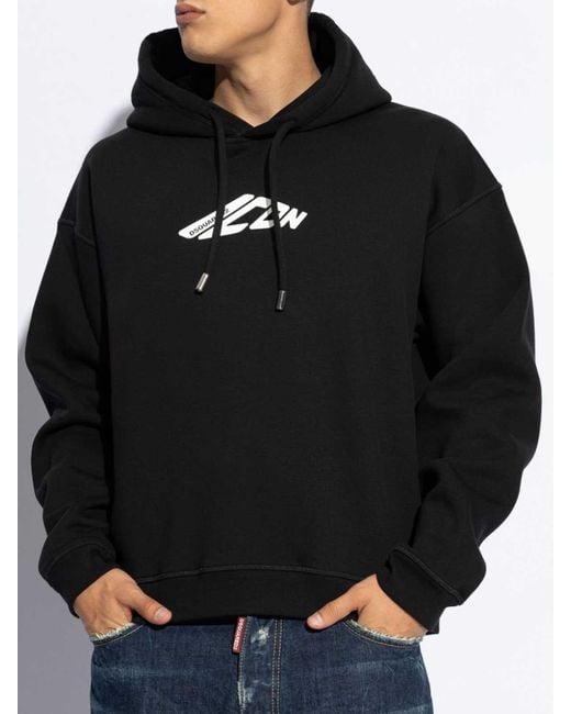DSquared² Black Sweatshirt for men