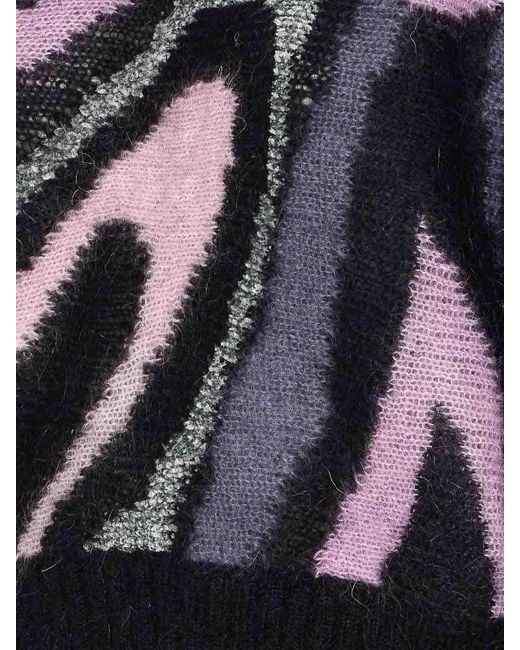 Emilio Pucci Black Marble Texture Sweater