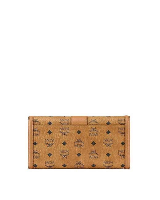 MCM Brown Wallet On Chain