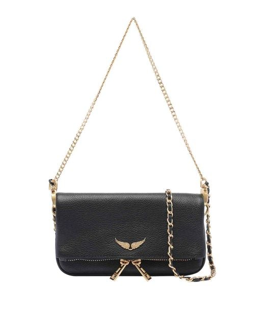 Zadig & Voltaire White Nano Rock Crossbody Bag