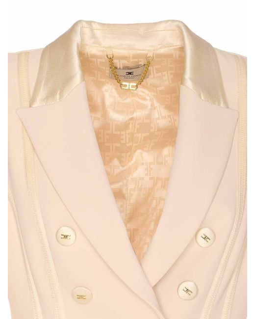 Elisabetta Franchi Natural Blazer