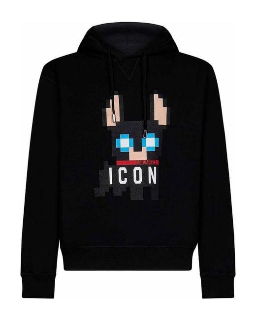 DSquared² Black Sweatshirt for men