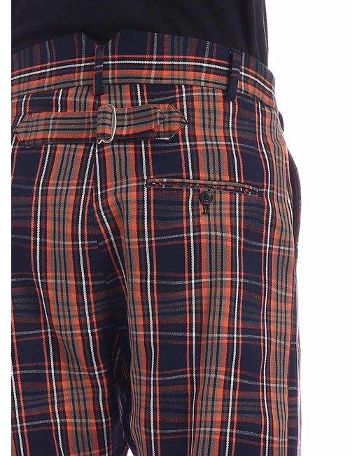 Vivienne Westwood Red Oh No Drunken Pants for men