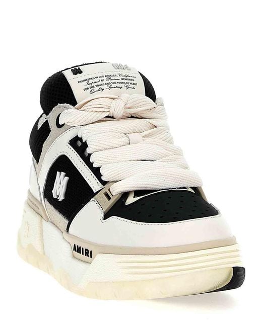 Amiri Black Sports Shoes 'Ma-1' for men