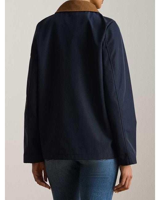 Ralph Lauren Blue Bnd Sh Jt Sb-Unlined-Coat-Bonded Rain