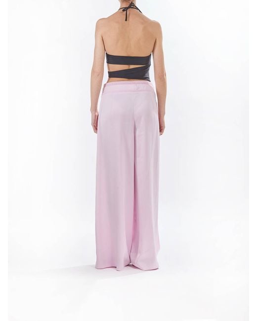 Genny Pink Pantalone Envers Satin