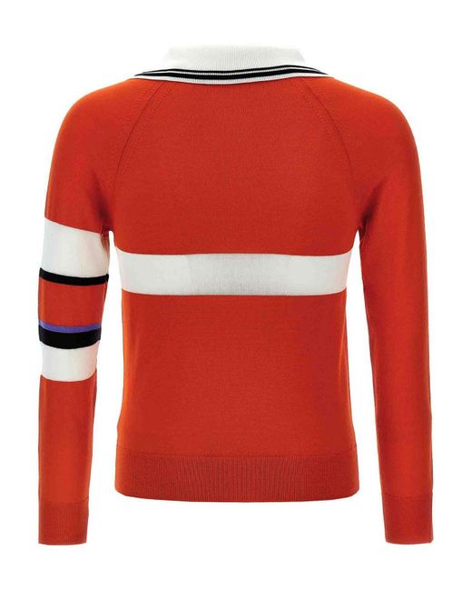 Wales Bonner Red Calm' Sweater for men