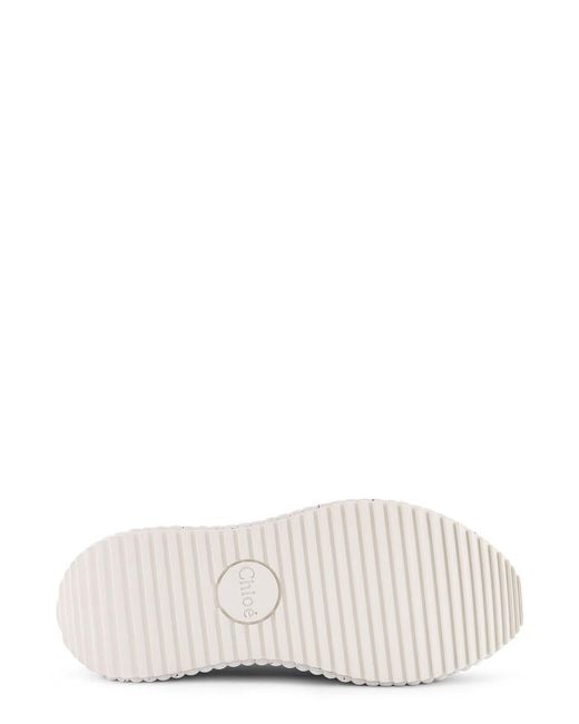 Chloé White Nama Low-Top Low-Top Sneakers