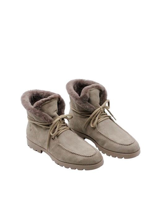 Santoni Brown Ankle Boots