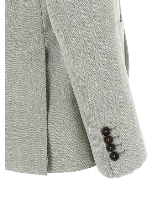Pal Zileri Gray Brera Blazer for men