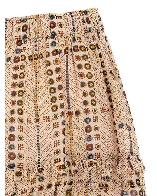 Isabel Marant Natural 'Diya' Skirt