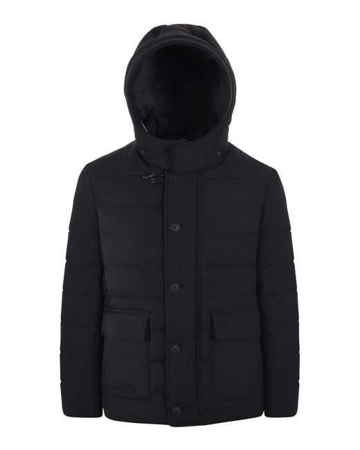 Fay Blue Puffer Jacket for men