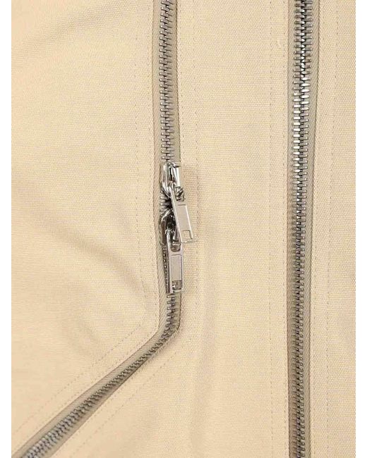 Rick Owens Natural Heizer Flight Jacket for men