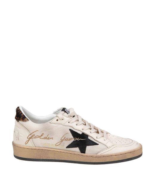 Golden Goose Deluxe Brand Natural Leather Sneakers