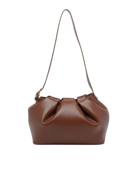 THEMOIRÈ Brown Friar Athena Bucket Crossbody Bag
