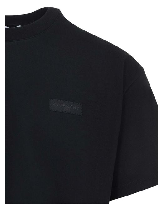 Givenchy Black Essential Logo T-Shirt for men