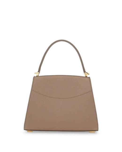Ferragamo Natural New Studio Extra Small Box Bag