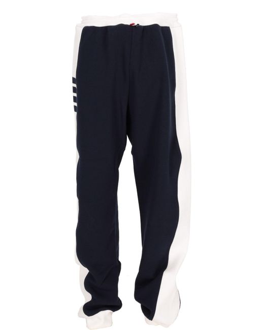Thom Browne Blue Sweatpants 4 Bar for men