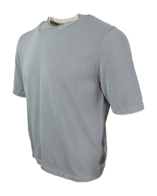 Eleventy Gray Crewneck for men