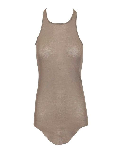 Rick Owens Brown Cotton Top