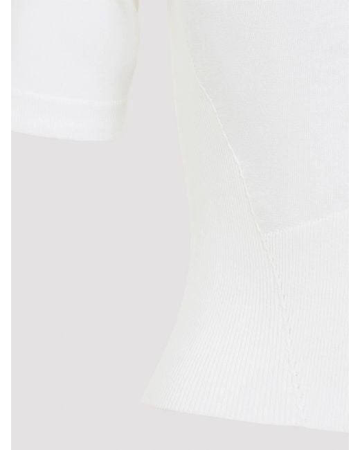Givenchy White Knit Polo