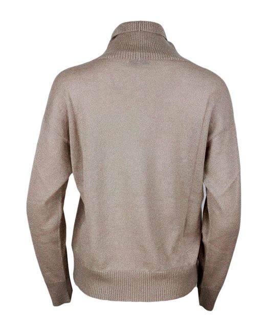 Fabiana Filippi Gray Turtle Neck