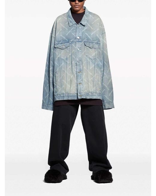 Balenciaga Blue Denim Jacket