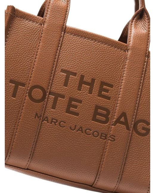 Marc Jacobs Brown The Leather Small Tote Bag