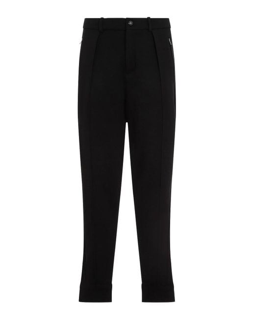 Ralph Lauren Black Pintuck Jogger Pants for men