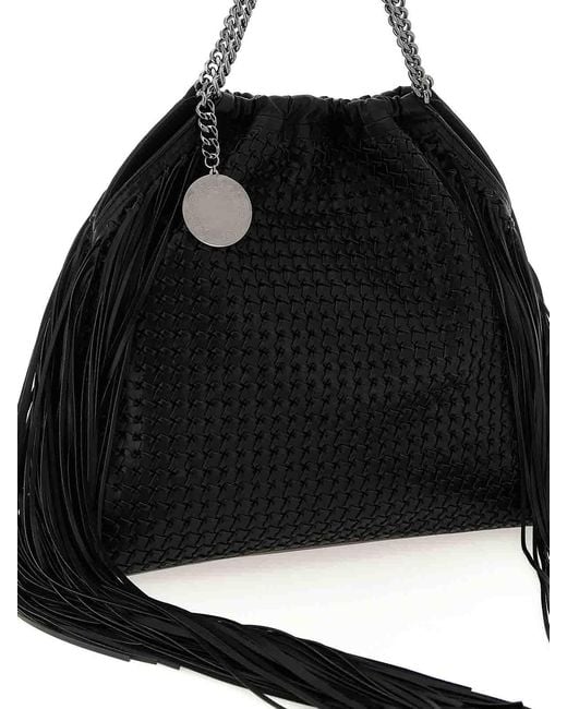 Stella McCartney Black Falabella Medium Shoulder Bag