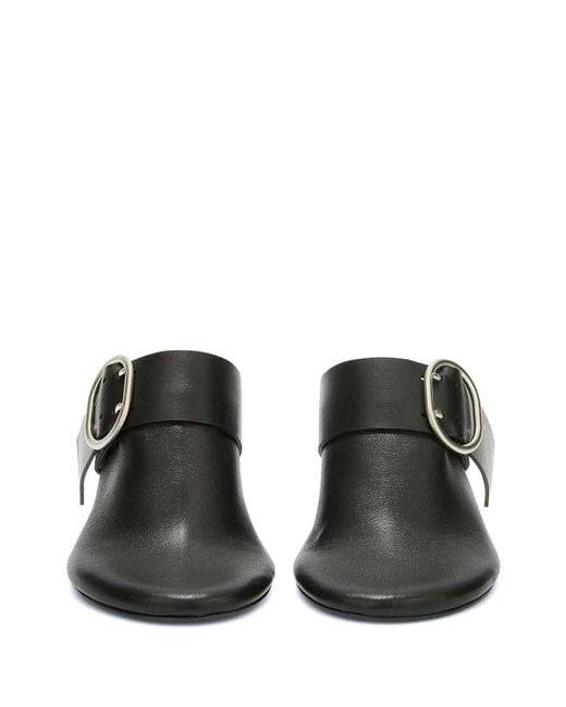 Jil Sander Black Mule Shoe
