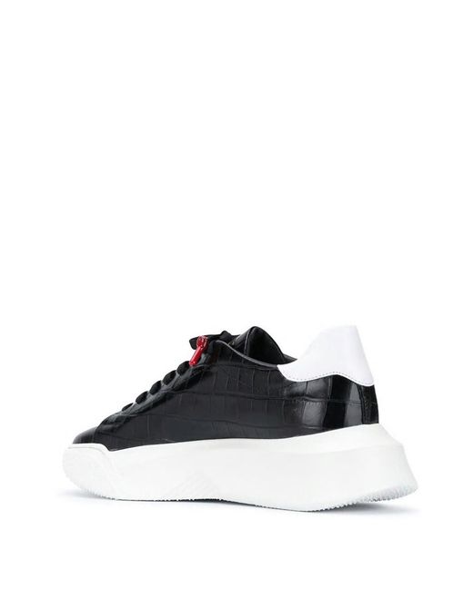Giuliano Galiano Black Sneakers Uomo Cocco Rip Cocco for men