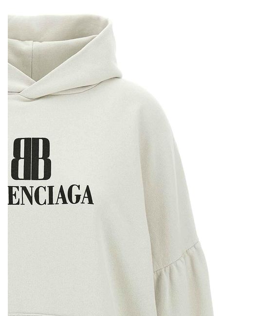 Balenciaga White Hoodie