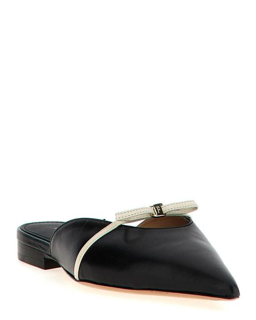 Ferragamo Black Giulye Mules