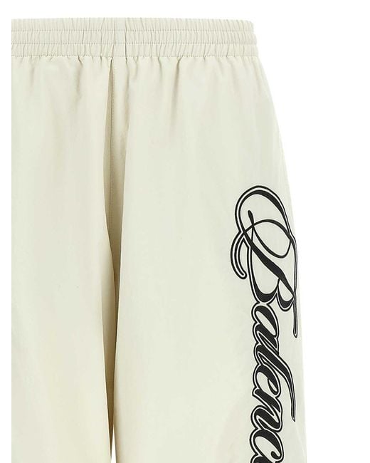 Balenciaga White Reversible Pants