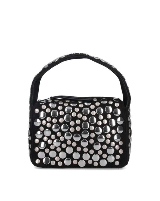 Khaite Black Small Bag With Studs