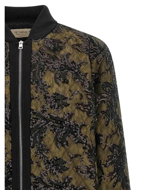 Le twins Black Belluno Bomber Jacket