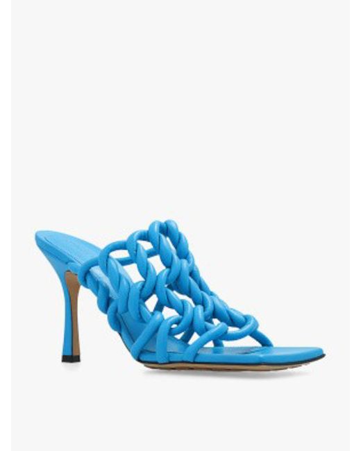 Bottega Veneta Blue Sandals