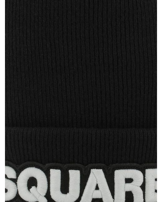 DSquared² Black Hats for men
