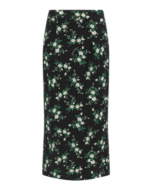 Dolce & Gabbana Green Fiorellini Skirt
