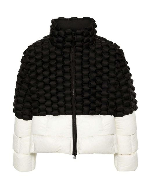 RAXXY Black And Down With 3D Quilted Design