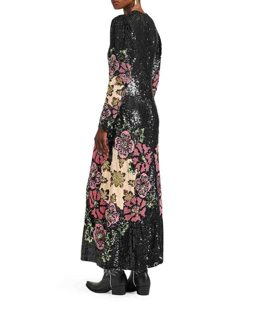 chinese dress ladies Lady Black Tie - Breezy Maxi Dress - Blue main image 1