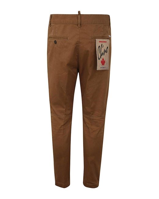 DSquared² Brown Chino Pants for men