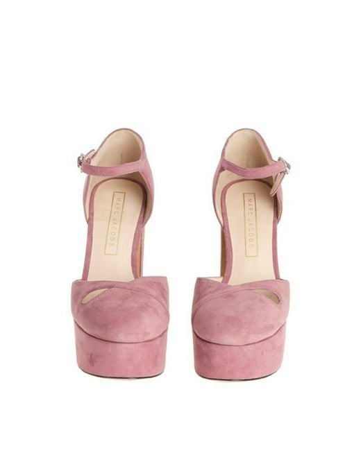 Marc Jacobs Pink Ankle Strap Shoes