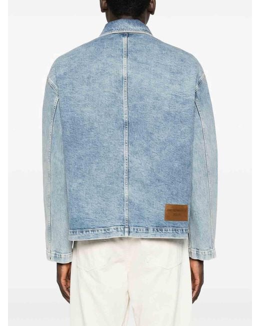 Emporio Armani Blue Denim Jacket for men