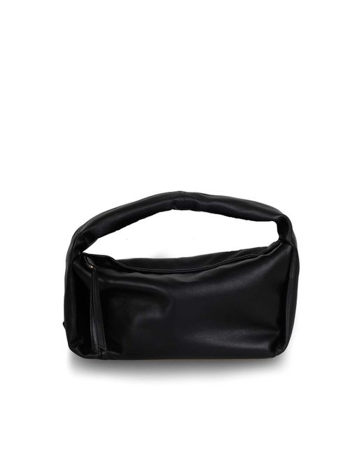 Dolce & Gabbana Black Handbag With Logo Plaque