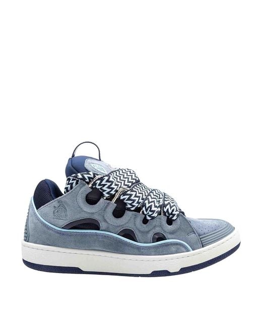 Lanvin Blue Curb Sneakers for men