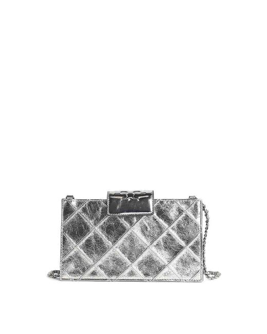 Tory Burch White Leather Crossbody Bag